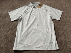 ASICS Men’s Actibreeze Jacquard Polo Shirt color 021 Grey Size M $75