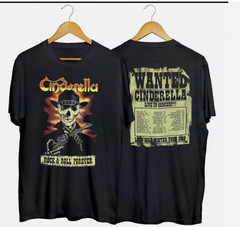Vintage Cinderella 1989 Long Cold Winter Tour Glam Metal Band T-Shirt S-5XL