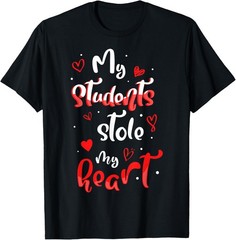 Funny Valentines Day Teacher Valentines Day Women Men T-Shirt