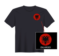 Albania Albanian Flag Tirana, Berat, Shkodër Osom Gorge T-Shirt NEW S, M, L, XL