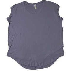 Athleta Cloudlight Stratus Tee Medium M Purple Muscle Tank Curved Hem SP21