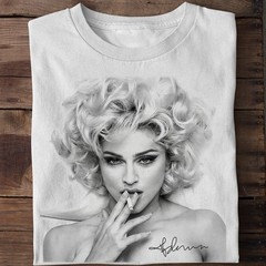 Madonna Vintage Style Singer Gift White Tee Unisex S–5XL 16D549