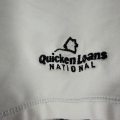 Nike Golf Tour Polo Shirt Mens Large Gradient White Quicken Loans National Eagle