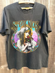 Stevie Nicks Vintage Tour Shirt Charcoal Music Fan Tee