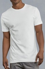 KNOCKER MEN’S WHITE SHORT SLEEVES WHITE T-SHIRTS 3 PACKS