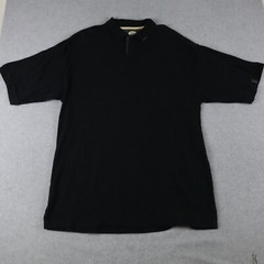 Tommy Bahama Polo Shirt Mens Large Golf Casual Knit Cotton Black Short Sleeve