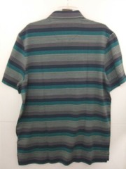 NWT $89 Original Penguin Ombre Striped Short Sleeve Polo Shirt Men’s Munsingwear