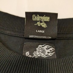 Civil Regime X Jujutsu Kaisen “Wrath Of Gojo” T-shirt Size Large Oversized