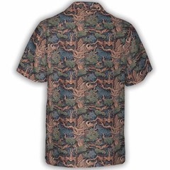 Japanese Forest Nature Hawaiian Shirt Tropical Beach Vacation Men Women Casual