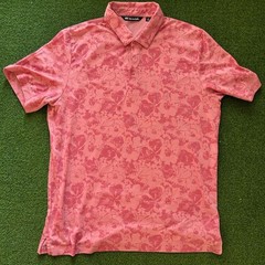 Travis Matthews Men’s Red Floral Short Sleeve Golf Polo Size Xl