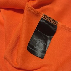 Diehard Mens High Visibility Long Sleeve Basic pocket Tee “Shocking Orange” XLT