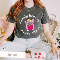 Furby Vintage Graphic Shirt Funny 90s Humor Tee Friend Gift