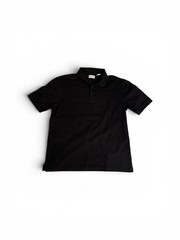 Haggar Men’s Polo Shirt Medium, Black, 100% Polyester