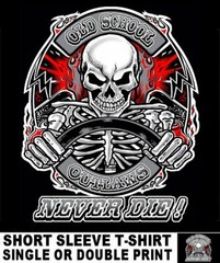 OLD SCHOOL MUSCLE HOT ROD OUTLAW DRAG RACE CAR SKULL SKELETON DRIVER T-SHIRT 15