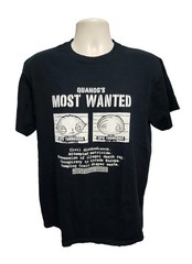 Stewie Griffin Quahogs Most Wanted Adult Medium Black TShirt