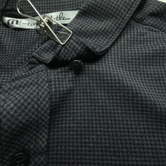 Travis Mathew Mens Shirt Large Heather Black Prestige 7 The D Button Up Casual L