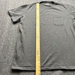 Taylor Stitch Pocket Tee Mens 46 Gray Heavy Bag Recycled Cotton T-Shirt