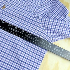 Polo Ralph Lauren Mens Gingham Check Button Down Shirt Purple Blue White XL