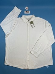 NEWGoodfellow & Co Long Sleeve Button Down Mens Casual Shirt True White Size XXL