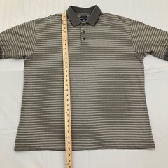 Pebble Beach Golf Polo – Men’s Size Large – Brown – Jacquard Fabric