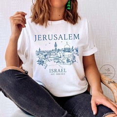 Jerusalem Shirt Travel Gift for Israel Trip Lovers Souvenir Tee