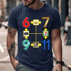 6-7 Shirt, 69 Shirt, 9/11 Shirt, Funny Shirt, 100% cotton short sleeve Shirt