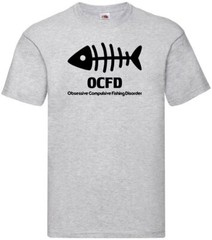Fishing OCFD Fishing Disorder Humour Novelty T Shirt Various Colours And Sizes