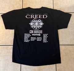 Creed 2024 Are You Ready Tour Shirt Large 3 Doors Down Mammoth TikTok