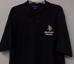 NFL Football Minnesota Vikings Embroidered Mens Polo Shirt XS-6XL, LT-4XLT New