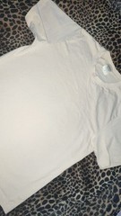 maison article Men’s White Solid Crew Neck Short Sleeve T-Shirt Size M Regular
