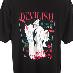 Cruella De Vil T Shirt Mens Size 3XL Black Disney Villains 101 Dalmatians