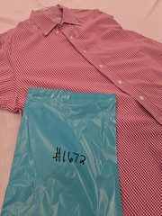 Brooks Brothers Shirt Mens 17 XL+ Red White Gingham Check 346 Non Iron Button Up