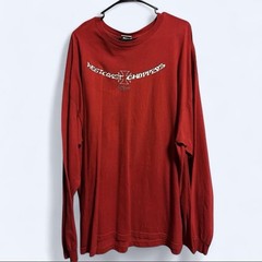 Vintage West Coast Choppers Mens Red Biker Motorcycle Long Sleeve T-Shirt 3XL