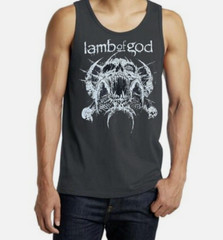 Lamb of God Heavy Metal Band Black Tank Top Men’s Sizes