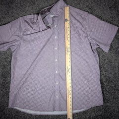Nick Graham 3 pcs Button Up Shirt Men’s 2XL Stretch Modern Fit Geo Print EUC