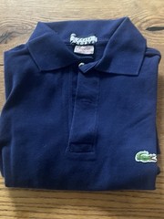 Vintage 60s Men’s Izod Lacoste Polo With Tag Navy With Green Alligator No Size