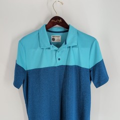 Jutonhdl Cool Dri Premium Sports Wear Classic Polo Shirt Light Teal Blue Size M