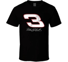 Dale Earnhardt NASCAR Racing Black RIP Tribute Vintage Graphic T-Shirt Tee