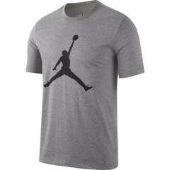Nike Air Jordan Jumpman Logo Mens T-Shirt Grey Multi Size Casual Sportswear Top
