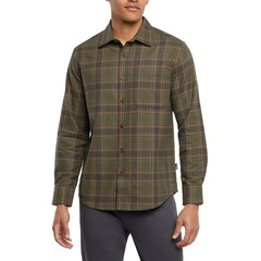 Eddie Bauer Men’s Flannel Shirt Size L Green