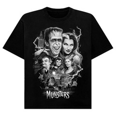 RARE! The Munsters Black Cotton Shirt Full size S-5XL Unisex The Munsters HS31