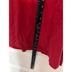 NFL Team Apparel Kansas City Chiefs T-Shirt Mens Medium Red Long Sleeve Graphic