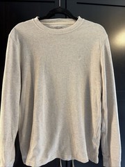American Eagle Men’s Long Sleeve Waffle Crew Neck Thermal Size Medium