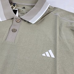 Adidas Ultimate365 Tour Twistknit Pique Polo Shirt Putty Beige Large Golf