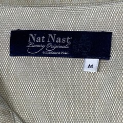 Nat Nast Luxury Originals Bowling Camp Shirt M Silk Cotton Blend Machine Wash