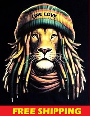 RASTA LION-ONE LOVE-T-SHIRT