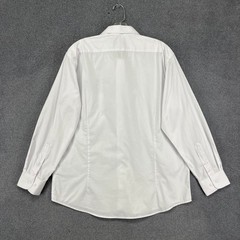 Giovanni Uomo Slim Fit White Button Down Dress Shirt Mens 17.5 32-33