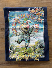 2026 AWESOME Oregon Country Fair Bunny Logo Blue Cotton Tank Top Unisex M NEW
