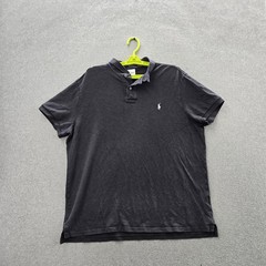 Polo Ralph Lauren Men Polo XL Gray Embroidered Logo Slim Short Sleeve