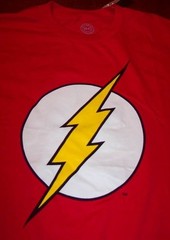 VINTAGE STYLE THE FLASH DC COMICS T-Shirt MENS LARGE NEW w/ tag
